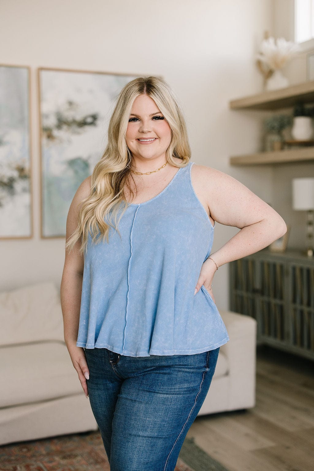 Swing Low Swing Tank-Tops-Stay Foxy Boutique, Florissant, Missouri