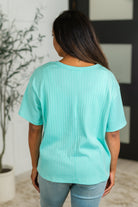 Take It Easy Slouchy Tee in Mint-Womens-Stay Foxy Boutique, Florissant, Missouri