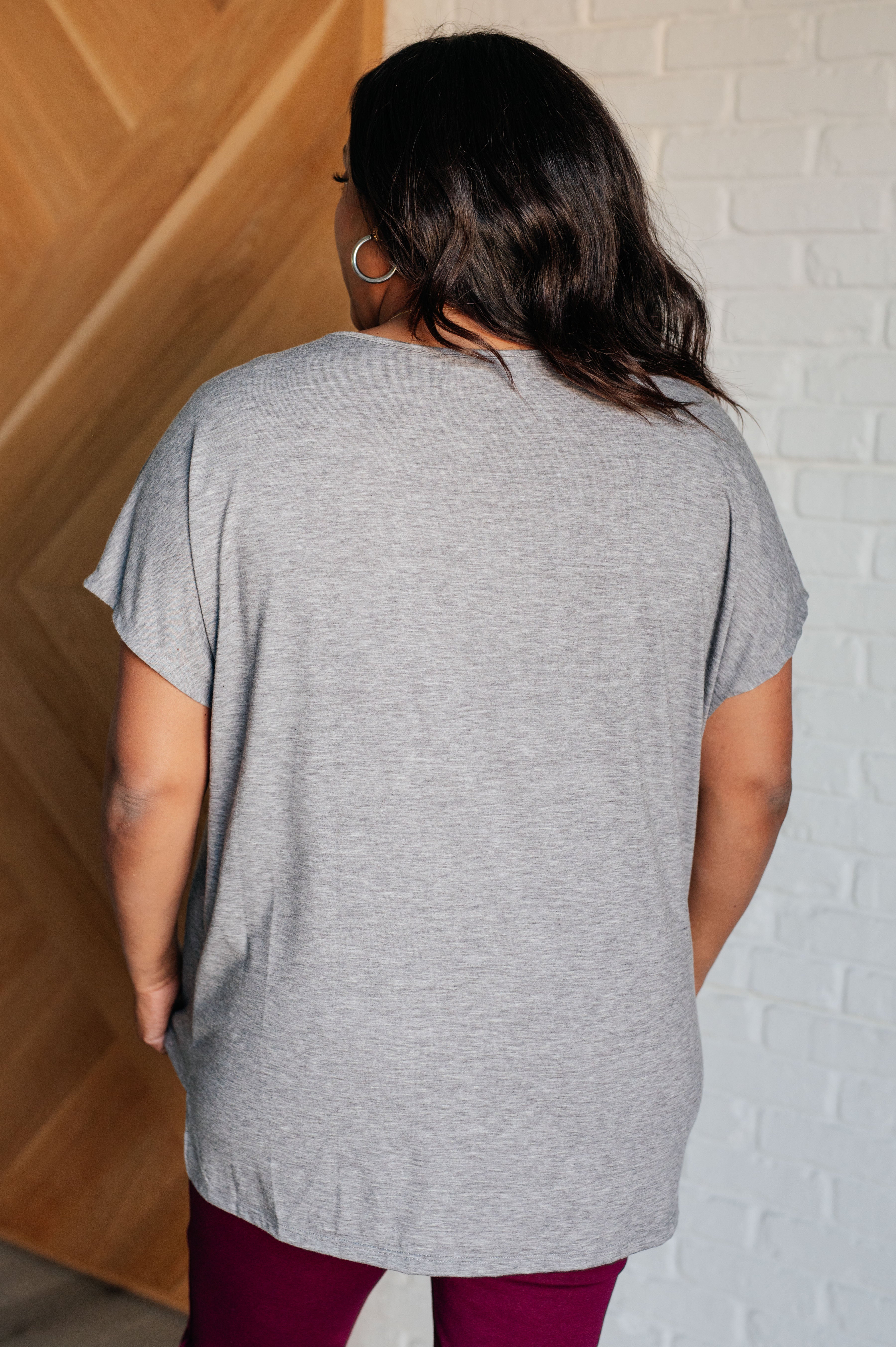 Take it Easy Eyelet Trim Top-Tops-Stay Foxy Boutique, Florissant, Missouri