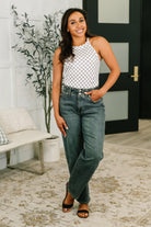 Teressa High Waist Marlow Jean with Hollywood Waist-Womens-Stay Foxy Boutique, Florissant, Missouri