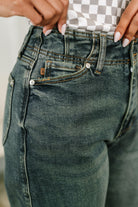 Teressa High Waist Marlow Jean with Hollywood Waist-Womens-Stay Foxy Boutique, Florissant, Missouri