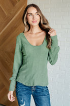 Terrific Texture Scoop Neck Top-Tops-Stay Foxy Boutique, Florissant, Missouri