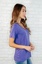 The Every Outfit Basic V-Neck Top in Marlin-Womens-Stay Foxy Boutique, Florissant, Missouri