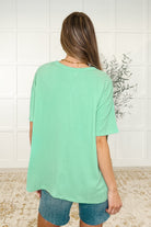 The Go-To Tee in Spearmint-Womens-Stay Foxy Boutique, Florissant, Missouri