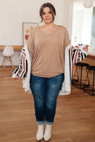 The Realest V-Neck Top-Tops-Stay Foxy Boutique, Florissant, Missouri