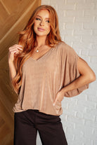 The Realest V-Neck Top-Tops-Stay Foxy Boutique, Florissant, Missouri