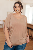 The Realest V-Neck Top-Tops-Stay Foxy Boutique, Florissant, Missouri