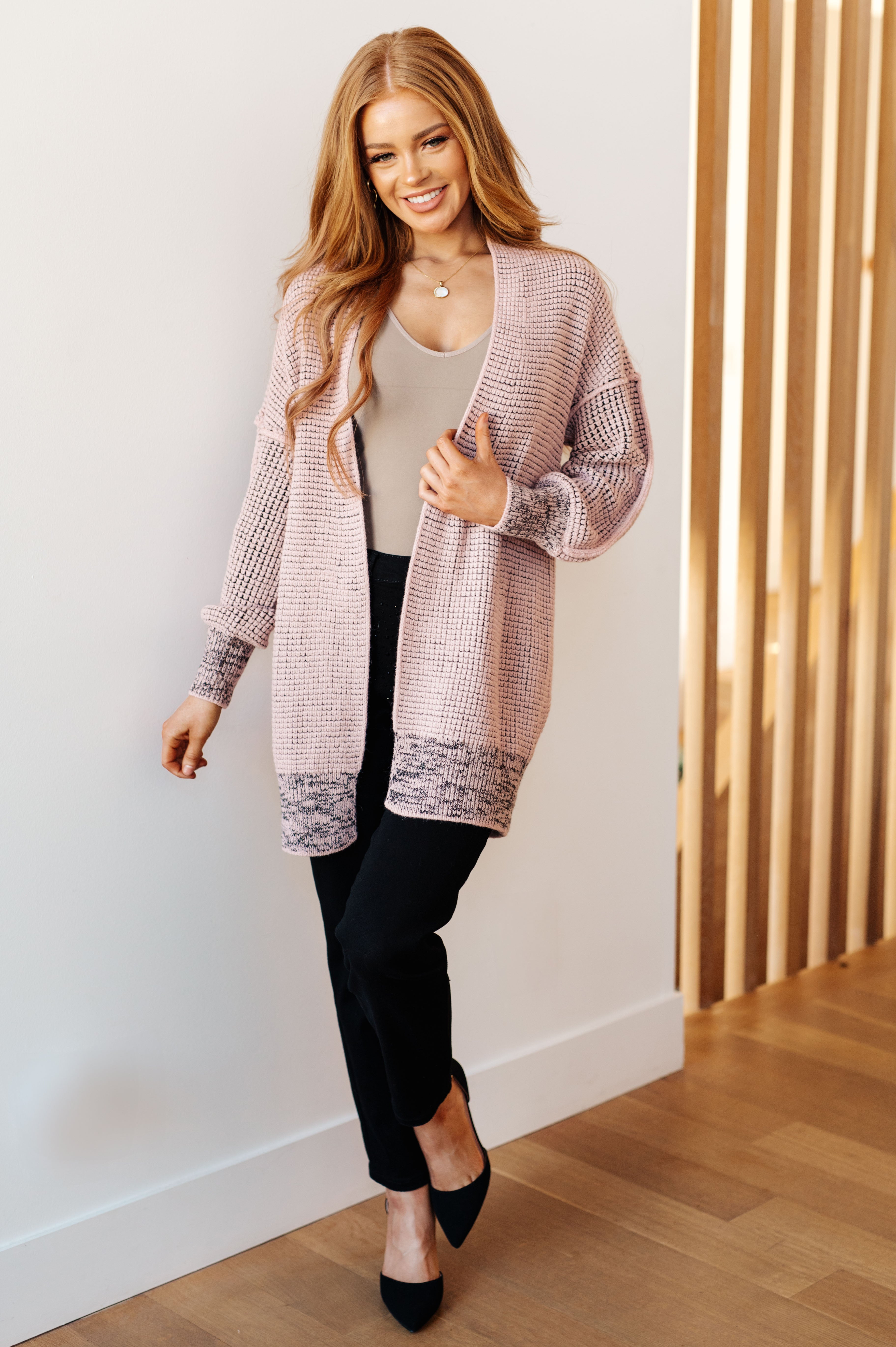The Way It Was Cardigan in Mauve-Layers-Stay Foxy Boutique, Florissant, Missouri