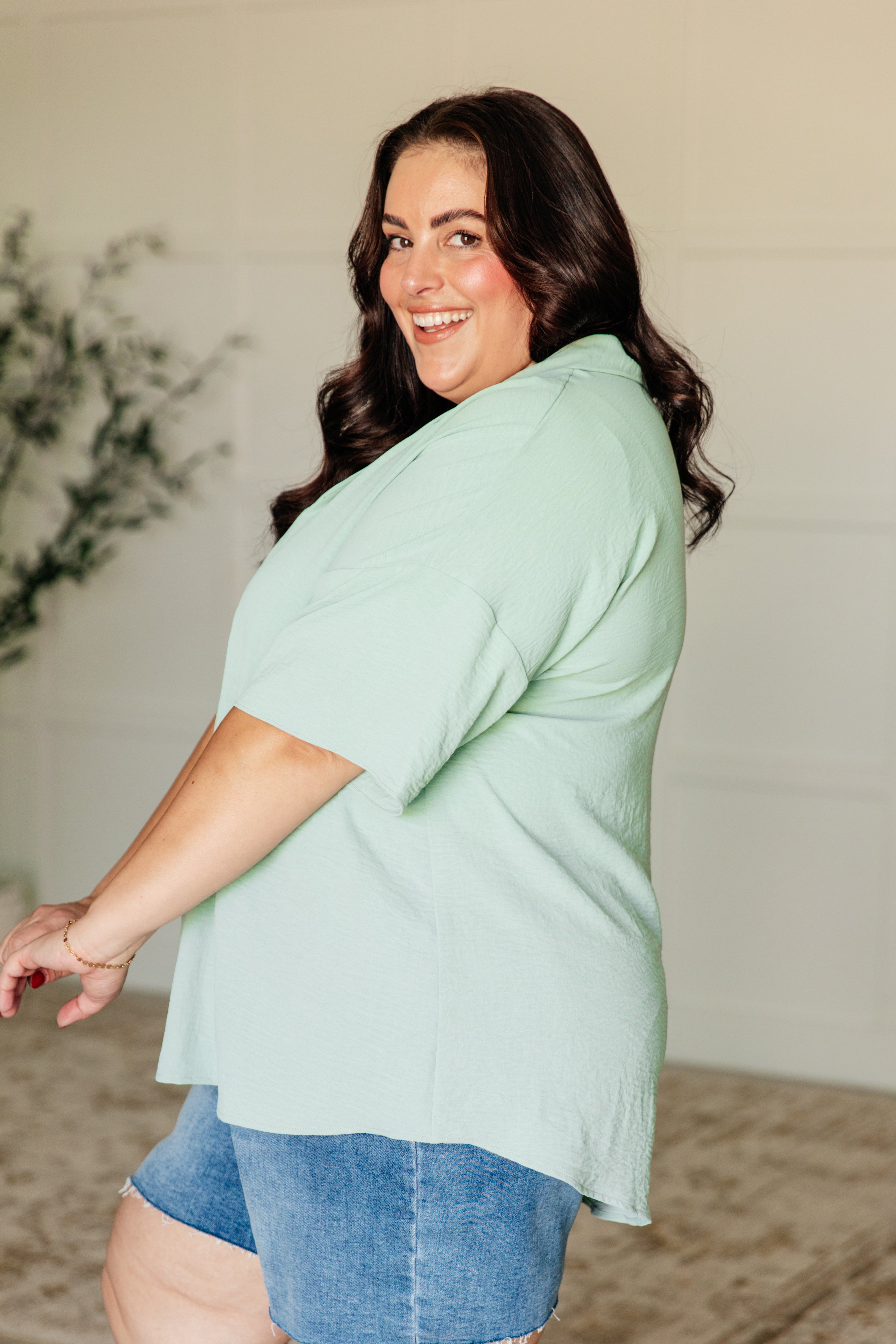 Things Are Looking Up V-Neck Top-Tops-Stay Foxy Boutique, Florissant, Missouri