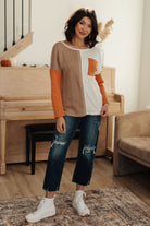 This, That, And The Other Colorblock Top-Tops-Stay Foxy Boutique, Florissant, Missouri