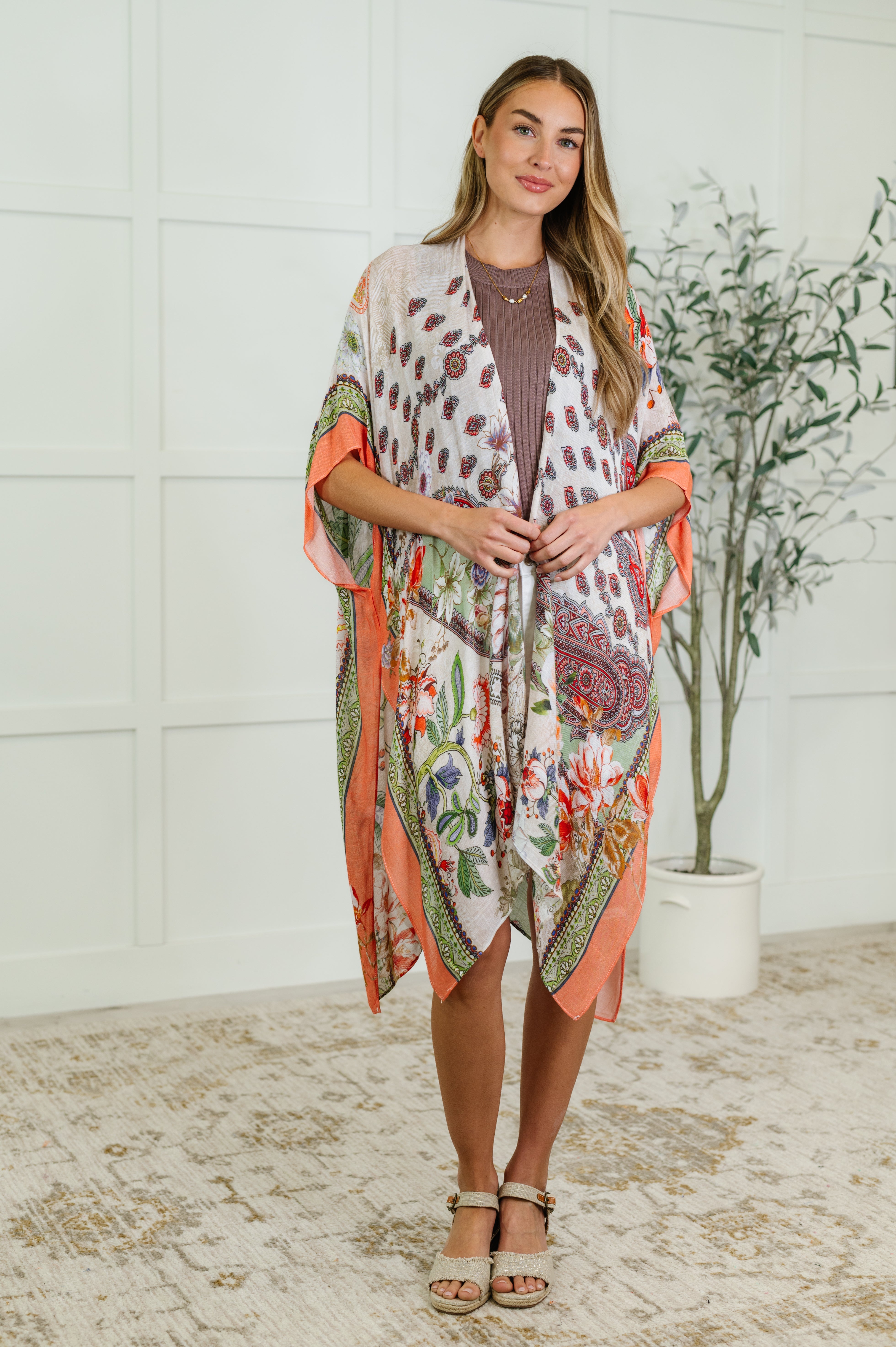 Tide to Me Open Front Kimono-Womens-Stay Foxy Boutique, Florissant, Missouri