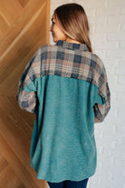 Tied for Time Thermal Plaid Button Up-Tops-Stay Foxy Boutique, Florissant, Missouri