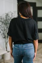 Together We're Unlimited Basic V-Neck Tee in Black-Womens-Stay Foxy Boutique, Florissant, Missouri