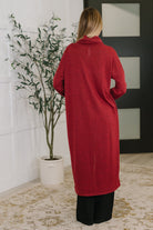 Travel City Scape Turtle Neck Tunic in Wine-Womens-Stay Foxy Boutique, Florissant, Missouri