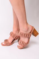 Tropic Like it's Hot Heels in Blush Suede-Womens-Stay Foxy Boutique, Florissant, Missouri