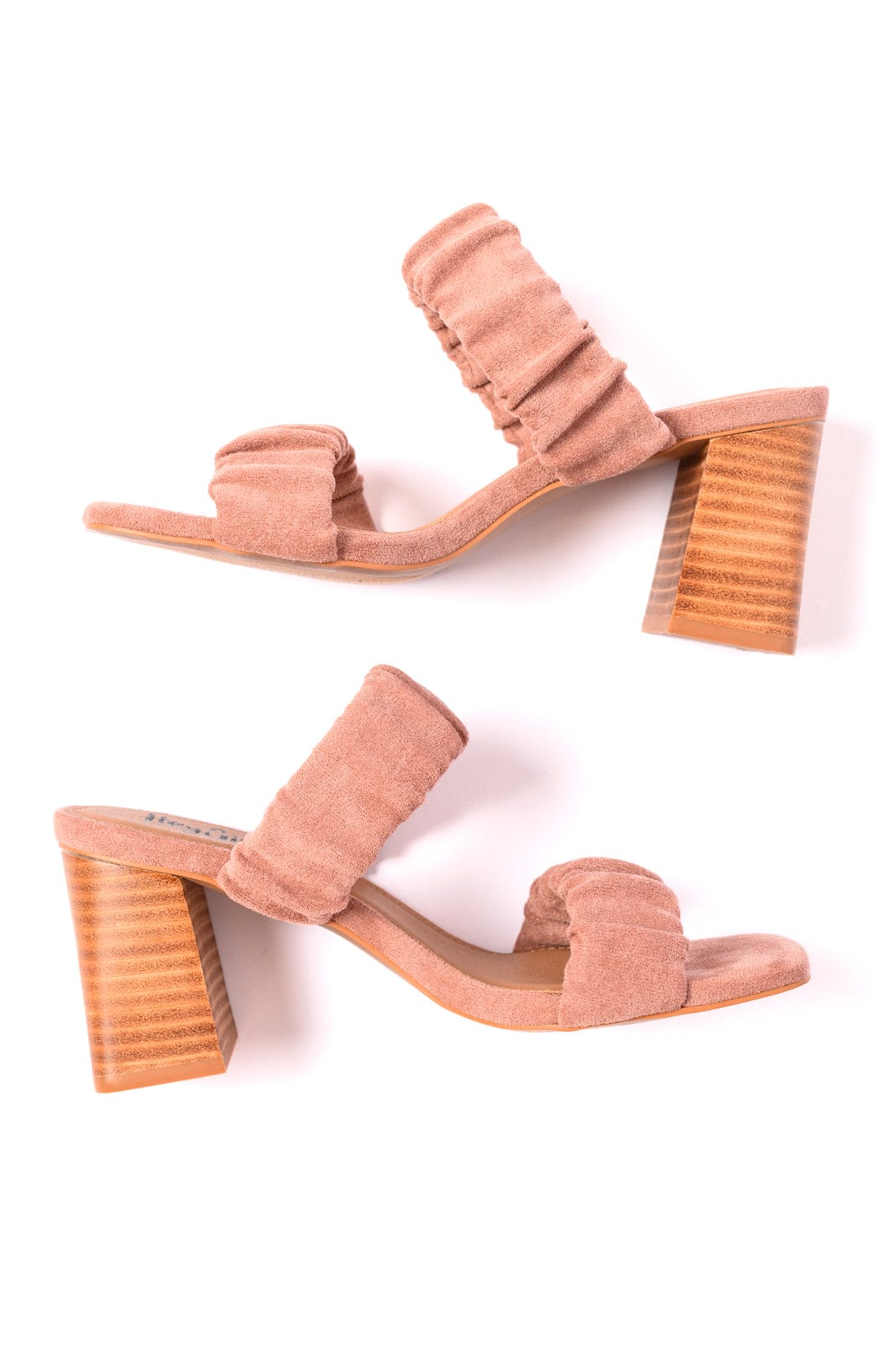 Tropic Like it's Hot Heels in Blush Suede-Womens-Stay Foxy Boutique, Florissant, Missouri