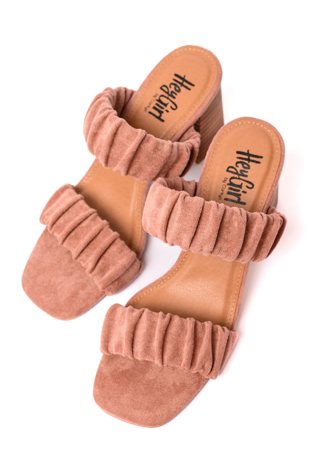 Tropic Like it's Hot Heels in Blush Suede-Womens-Stay Foxy Boutique, Florissant, Missouri