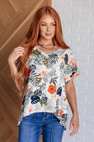 Truly Paradise Dolman Sleeve Blouse-Tops-Stay Foxy Boutique, Florissant, Missouri