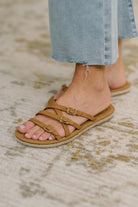 Trusty Strappy Sandals in Light Tan-Womens-Stay Foxy Boutique, Florissant, Missouri