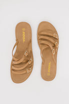Trusty Strappy Sandals in Light Tan-Womens-Stay Foxy Boutique, Florissant, Missouri