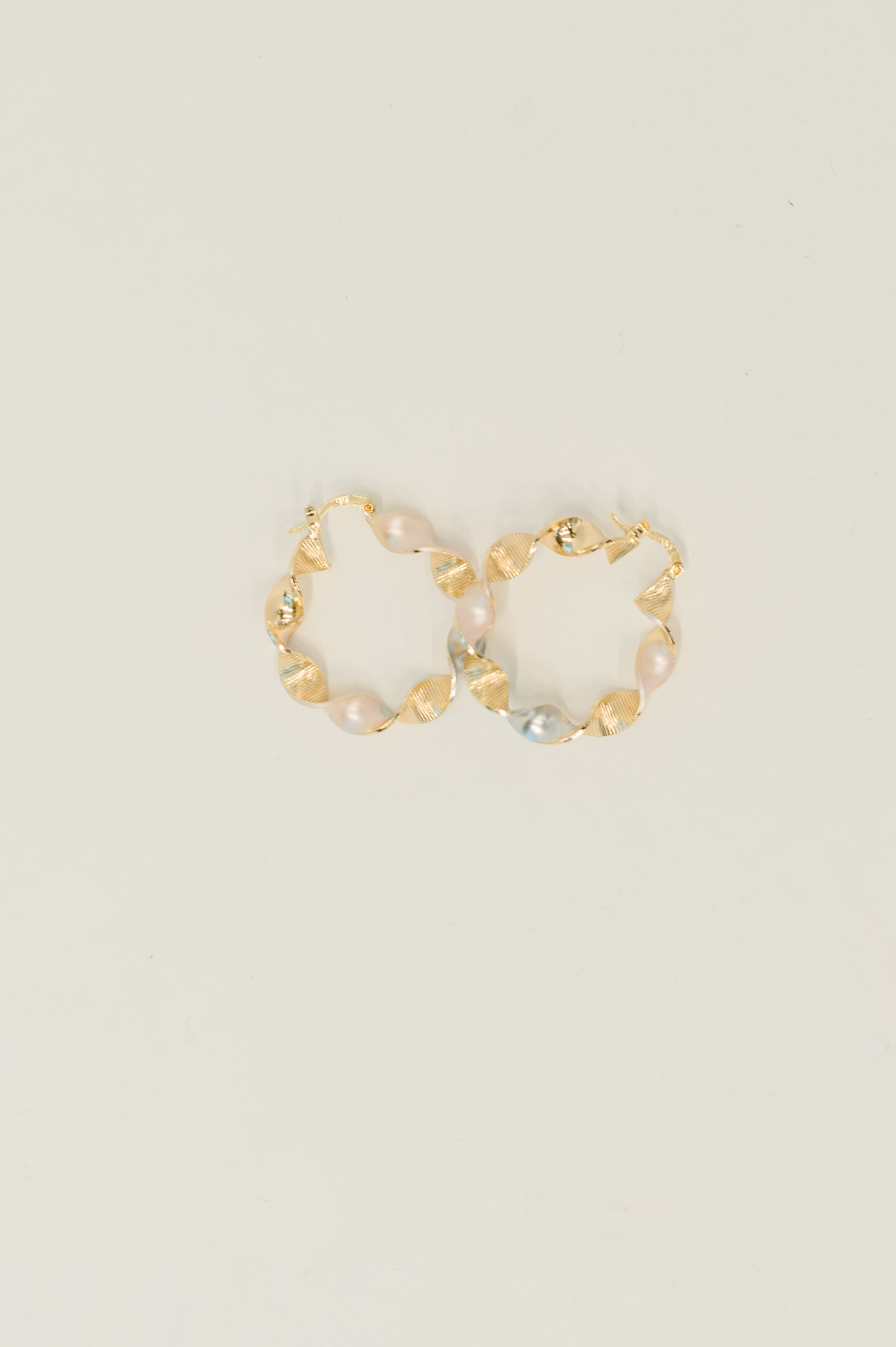 Twisted Sisters Plated Alloy Hoop Earrings-Womens-Stay Foxy Boutique, Florissant, Missouri