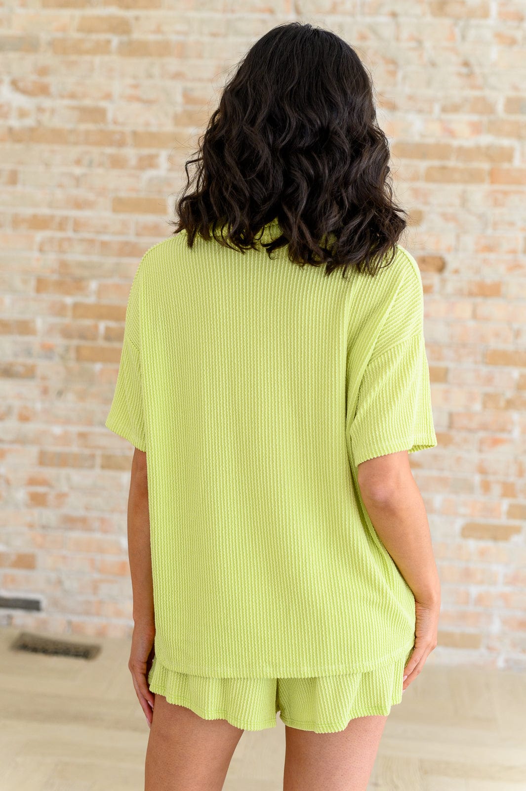 Two's Company Ribbed Button Down-Sets-Stay Foxy Boutique, Florissant, Missouri