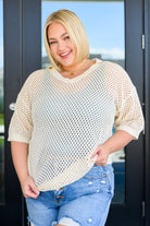 Under The Boardwalk Fishnet Collared Top-Tops-Stay Foxy Boutique, Florissant, Missouri