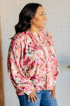 Understandably So Floral Blouse-Blouses-Stay Foxy Boutique, Florissant, Missouri