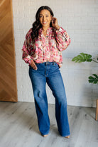 Understandably So Floral Blouse-Blouses-Stay Foxy Boutique, Florissant, Missouri