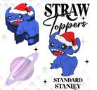 HOLIDAY ALIEN- 3D PRINTED STRAW CHARM-Stay Foxy Boutique, Florissant, Missouri