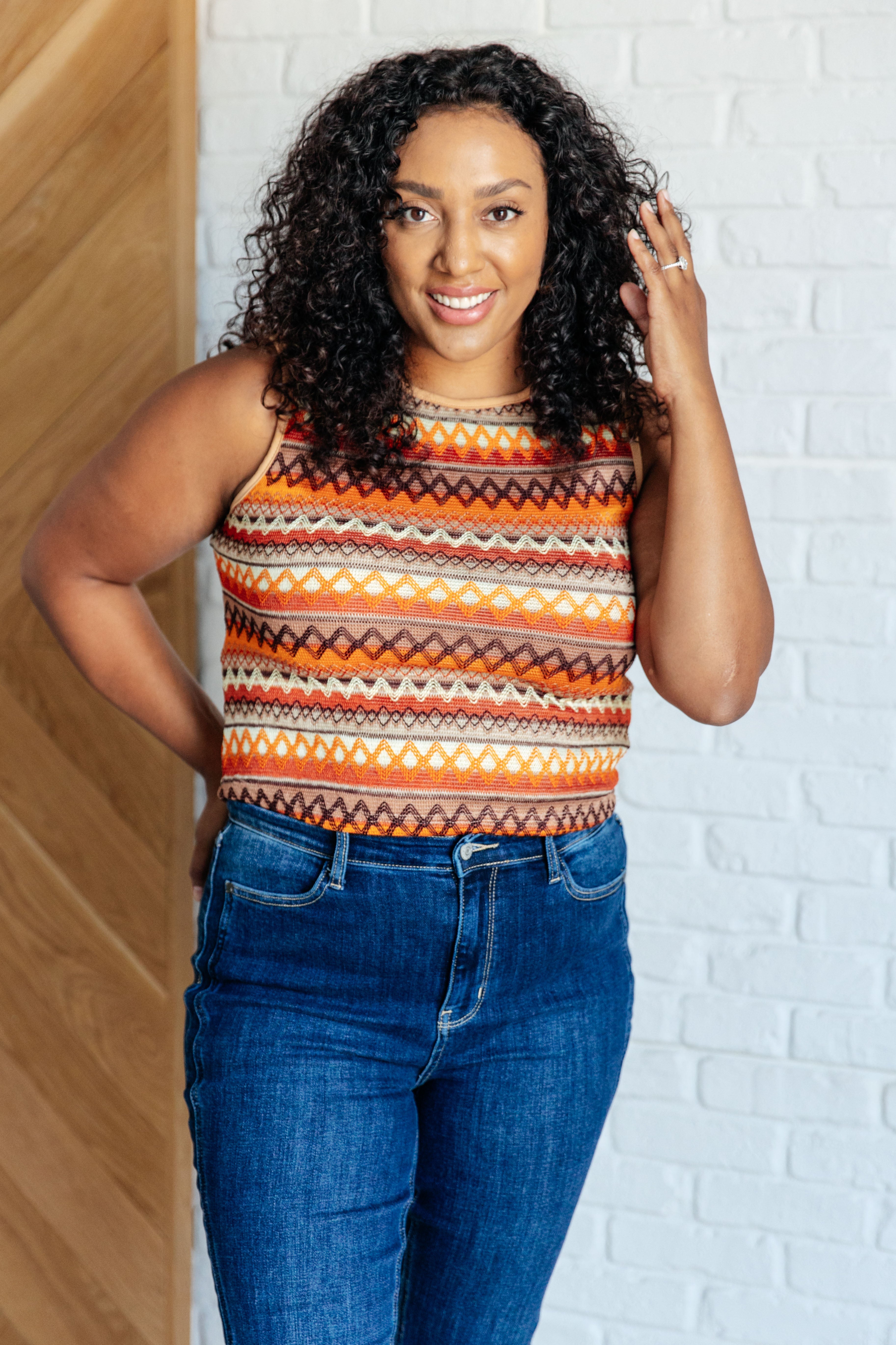 Up in My Feelings Knit Tank-Tops-Stay Foxy Boutique, Florissant, Missouri