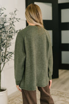 Urban Flux Scooped Hi-Low Long Pullover in Olive-Womens-Stay Foxy Boutique, Florissant, Missouri