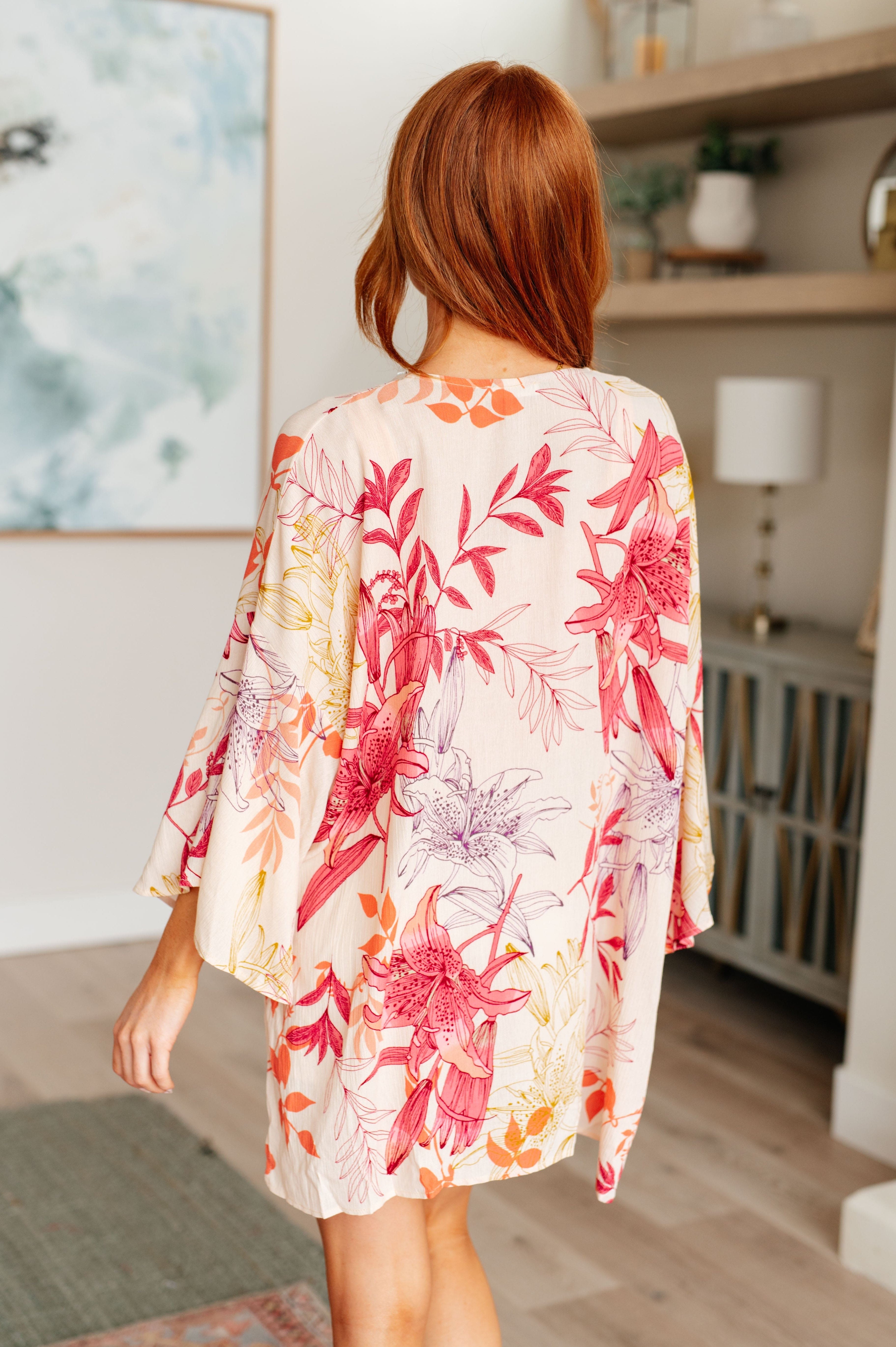 Vacay Season Bell Sleeve Kimono-Layers-Stay Foxy Boutique, Florissant, Missouri