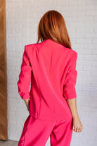 Vigilante Stuff Blazer in Hot Pink-Layers-Stay Foxy Boutique, Florissant, Missouri