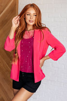 Vigilante Stuff Blazer in Hot Pink-Layers-Stay Foxy Boutique, Florissant, Missouri