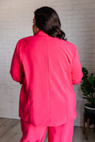 Vigilante Stuff Blazer in Hot Pink-Layers-Stay Foxy Boutique, Florissant, Missouri