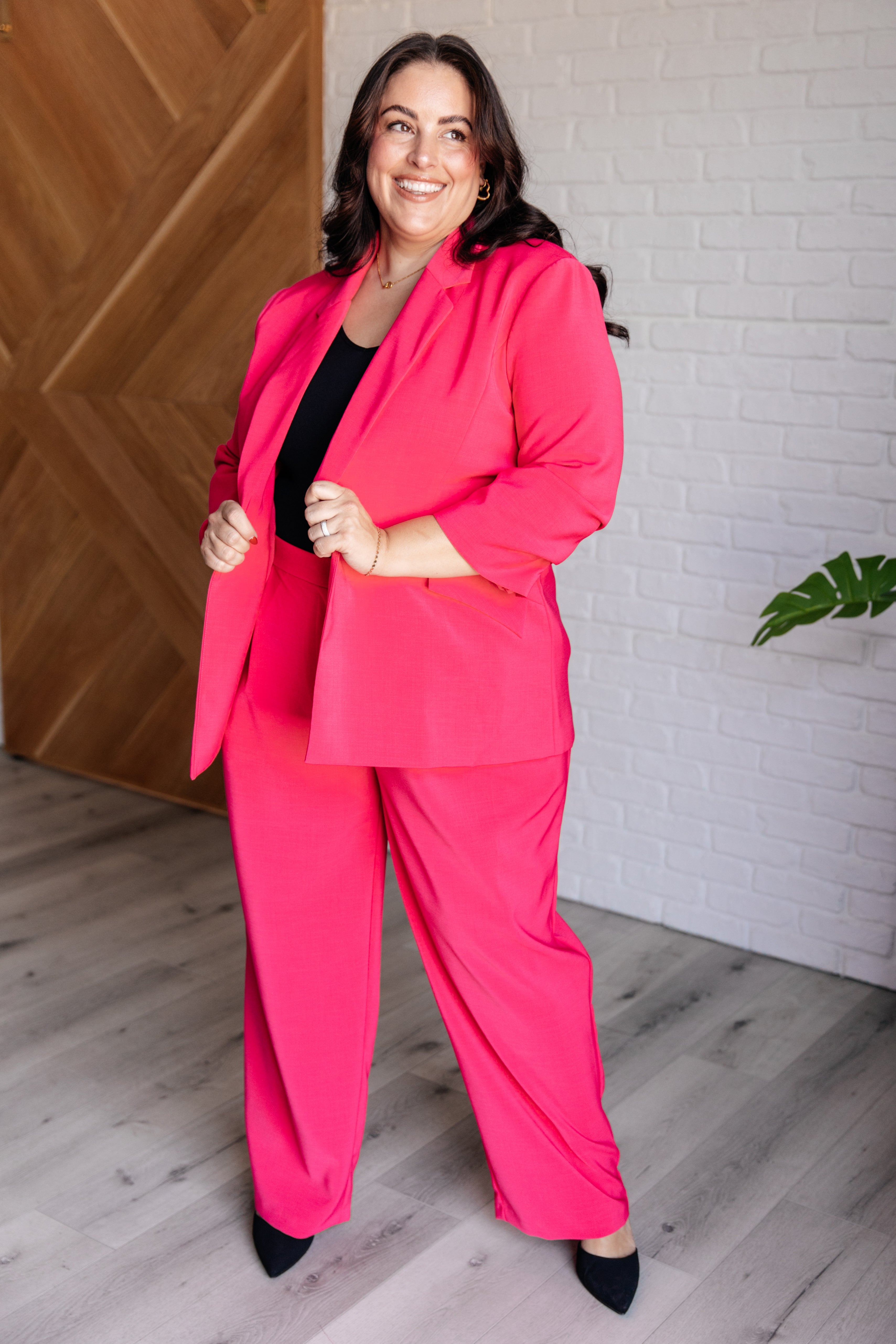 Vigilante Stuff Pleated Trousers in Hot Pink-Bottoms-Stay Foxy Boutique, Florissant, Missouri