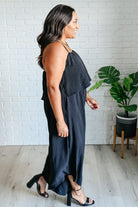 When All is Said and Done Spaghetti Strap Jumpsuit-Jumpsuits & Rompers-Stay Foxy Boutique, Florissant, Missouri