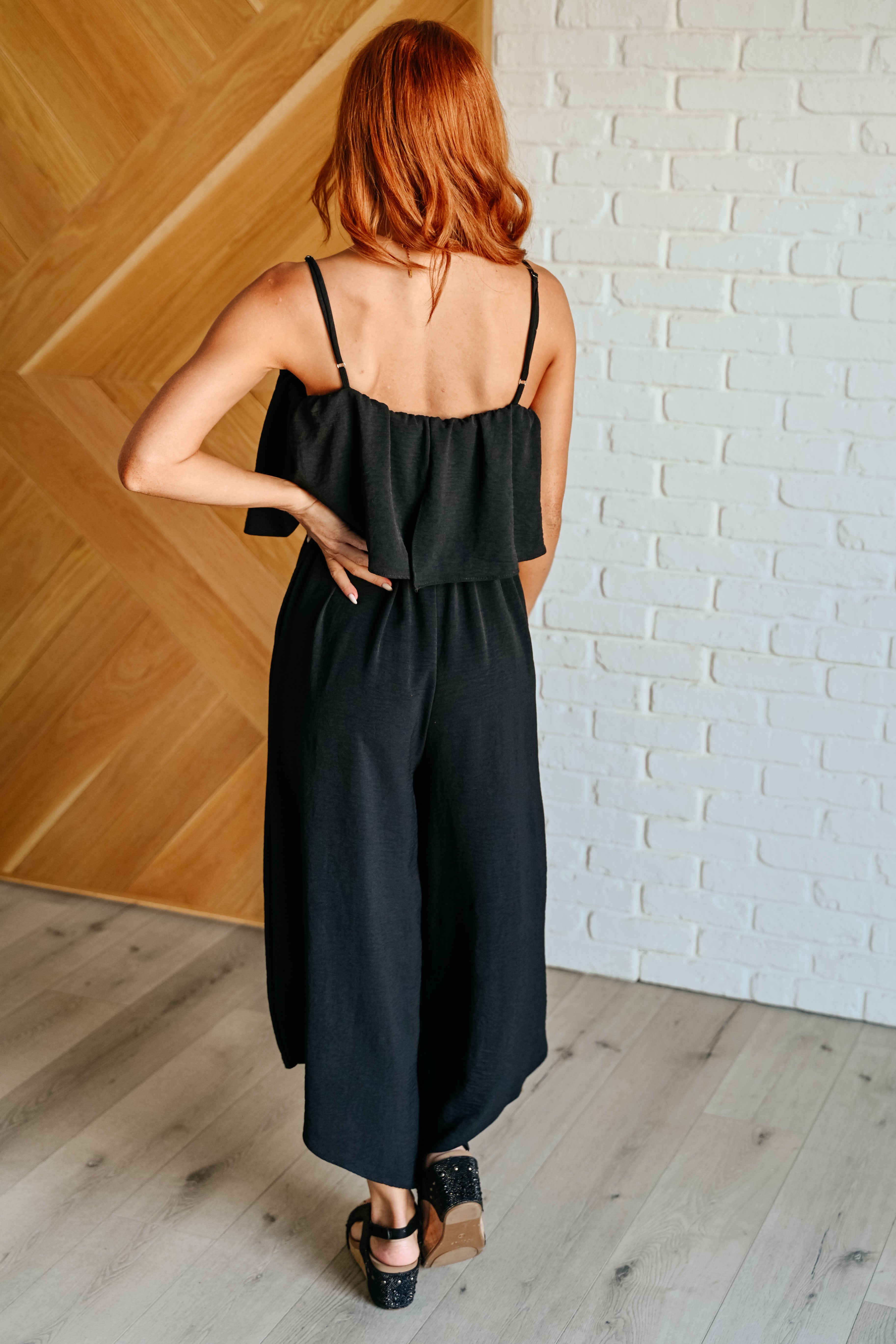 When All is Said and Done Spaghetti Strap Jumpsuit-Jumpsuits & Rompers-Stay Foxy Boutique, Florissant, Missouri