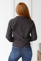 Where Are You Zip Up Jacket in Black-Layers-Stay Foxy Boutique, Florissant, Missouri