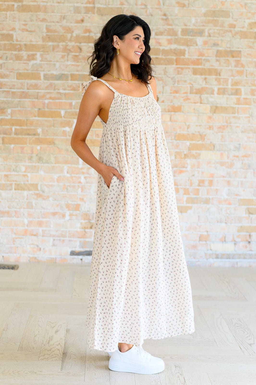 Where Art Thou? Floral Summer Dress-Dresses-Stay Foxy Boutique, Florissant, Missouri