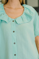 Wherever the Wind Blows Balloon Sleeve Blouse-Womens-Stay Foxy Boutique, Florissant, Missouri