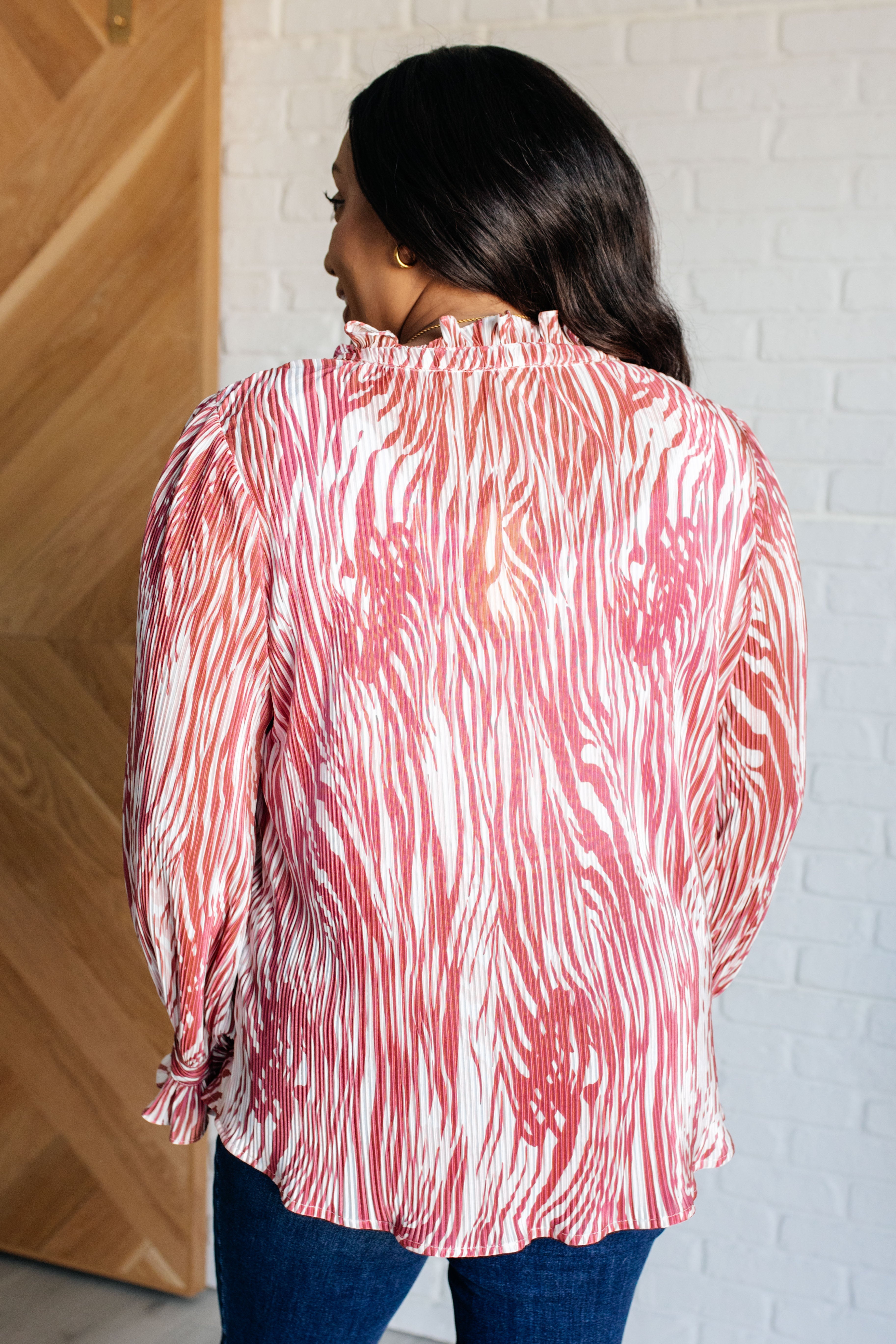 Wild Journey Animal Print Blouse-Blouses-Stay Foxy Boutique, Florissant, Missouri