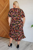 Wildflower and Barley V-Neck Button Up Dress-Dresses-Stay Foxy Boutique, Florissant, Missouri