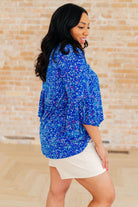 Willow Bell Sleeve Top in Royal-Tops-Stay Foxy Boutique, Florissant, Missouri