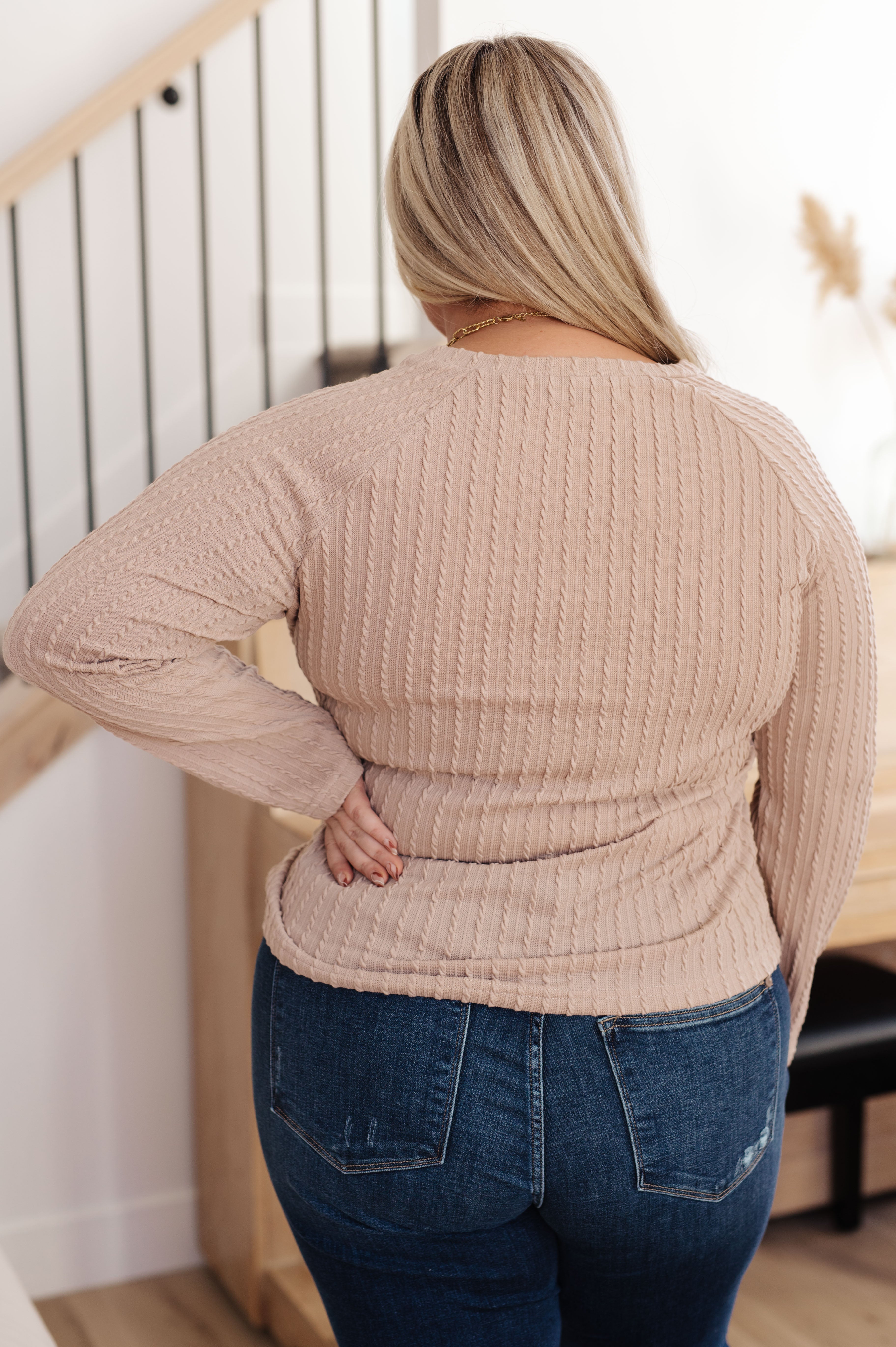Winding Down Cable Detail Top-Tops-Stay Foxy Boutique, Florissant, Missouri