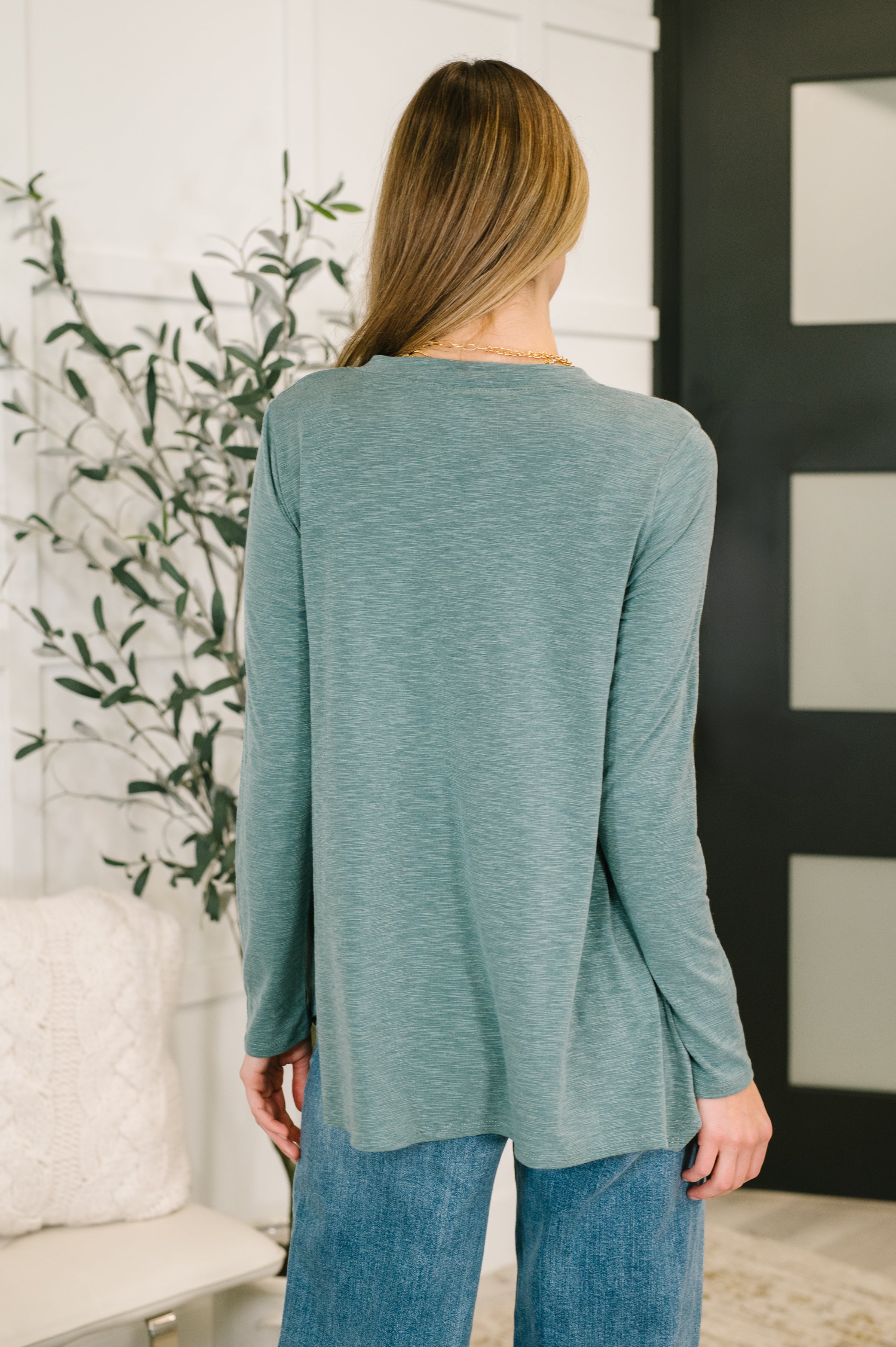 Wind off the Sea V-Neck Relaxed Top-Womens-Stay Foxy Boutique, Florissant, Missouri