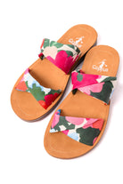 With a Twist Sandal in Flowers-Womens-Stay Foxy Boutique, Florissant, Missouri