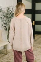 Words Of Wisdom Raglan Sleeve Sweater in Mocha-Womens-Stay Foxy Boutique, Florissant, Missouri