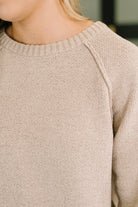 Words Of Wisdom Raglan Sleeve Sweater in Mocha-Womens-Stay Foxy Boutique, Florissant, Missouri